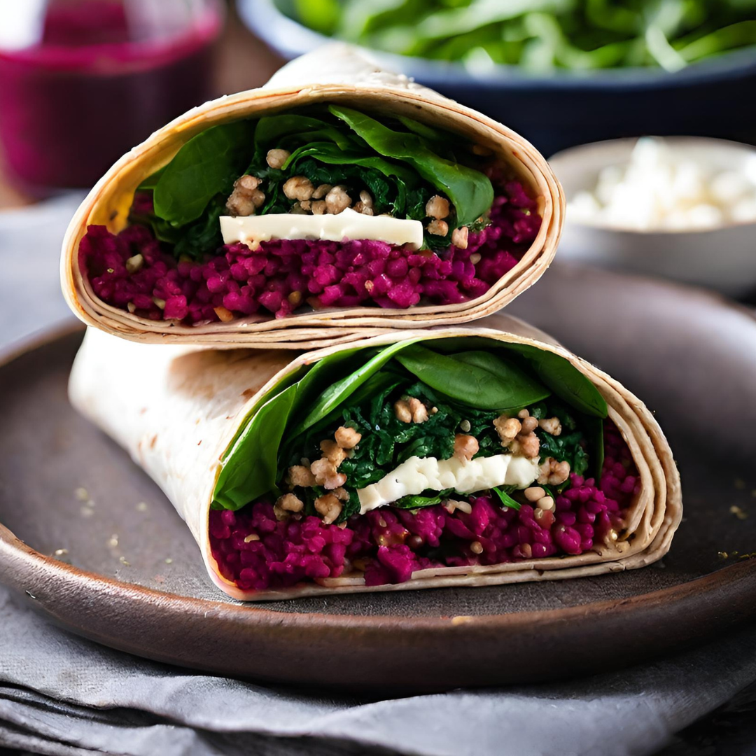 Vibrant Zacusca Beetroot and Lentil Wrap - Romanian Delights recipe